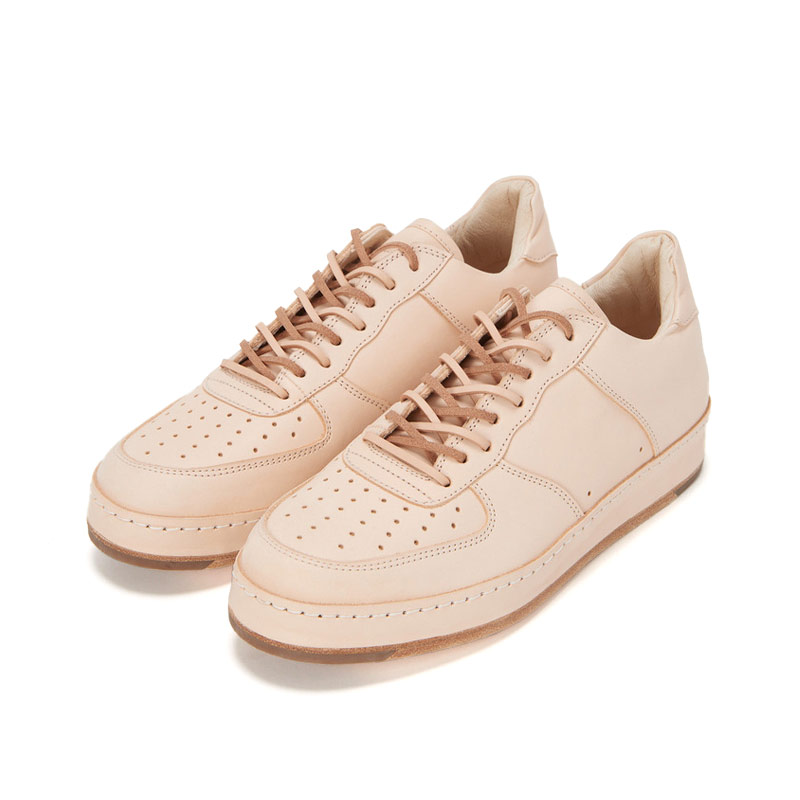 HENDER SCHEME 日系男士头层牛皮系带休闲板鞋自然色 MIP-22-NAT - 图0