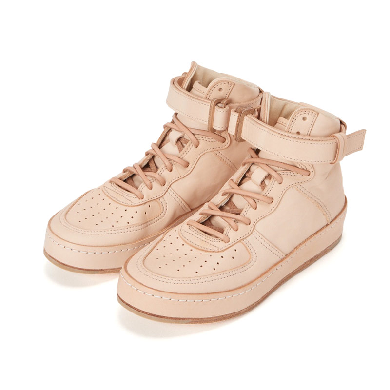 Hender Scheme日系手工品牌高帮头层牛皮板鞋休闲鞋男 MIP-01-NAT-图0