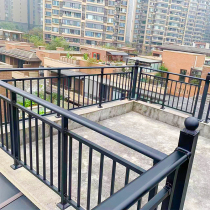 Balcony Guardrails Outdoor Aluminum Alloy Stairway Armrest Home Roof Fencing Building Roof Roof Protective Zinc Steel Railing