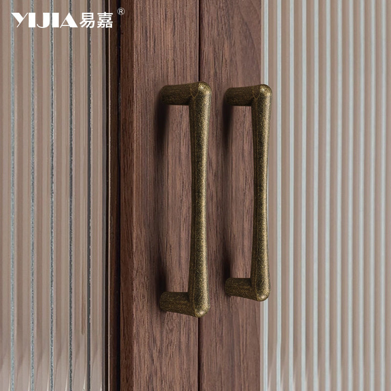 中古风复古雪花古铜色柜门拉手铝合金高档橱柜衣柜柜子抽屉门把手,淘宝优惠券,粉丝福利购,淘宝优惠卷