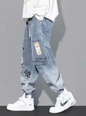 High quality Fashion Men's Cargo pants Hip Hop rend Sreetwea