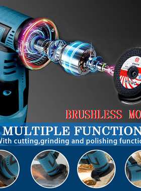 12V Brushless Angle Grinder with Lithium Battery 15000Rpm Gr