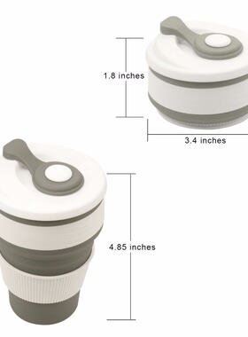 Coffee Mugs Travel Collapsible Silicone Cup Folding Water Cu