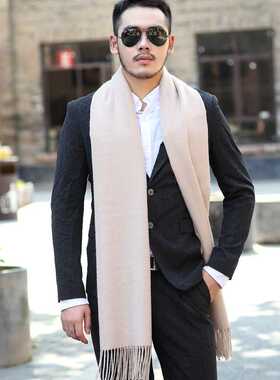New Artificial Cashmere Scarf Men's Winter Warm Pashmina Sha