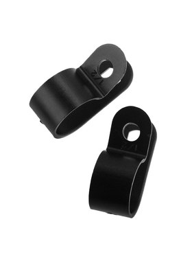 200PCS/Box R-Type Nylon Cable Clamp Plastic P Clips Fastener
