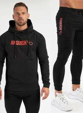 Men's Jogger Spring And Autumn Gym Sports Suit Cotton Casual