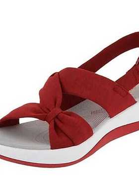 2021 Summer Women Sandals Wedges Shoes For Women Low Heels S