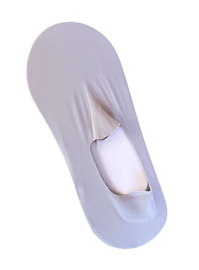 1Pairs Ice Silk Boat Socks Women's Invisible Socks Summer Th