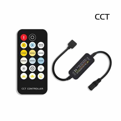 New LED RF Controller with 17 Keys Remote Control for Single - 图2