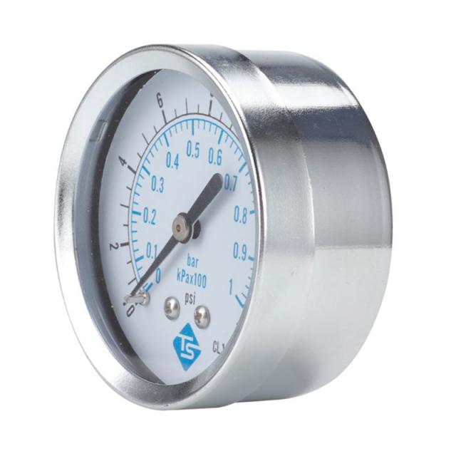 0-15psi 0-1bar/kpa*100 Pressure Gauge 1/4 NPT Back Mount 62 - 图0