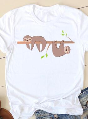 Women T-shirts Love Valentine 90s Ladies Fashion Clothing Ca
