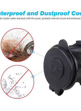 4.2A Dual USB Charger Socket Power Outlet Adapter 5V Waterpr