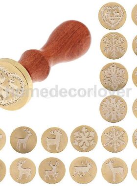 Xmas Deer/Snowflake/Jingle Bell Sealing Wax Seal Stamp for