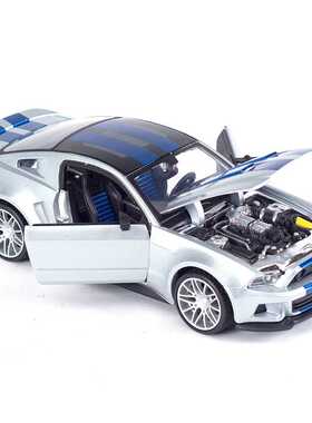 Maisto 1:24 2014 Ford Mustang Set Racer Sports Car Static Di