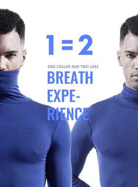 Winter High Collar Rashguard Men's Thermal Underwear Men Fir