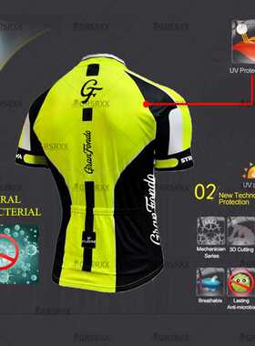 STRAVA Cycling Jerseys Summer MTB Anti-UV Men's Bicycle