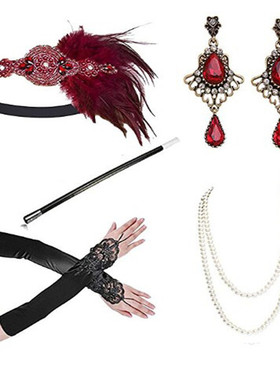 1920s vintage GATSBY feather headbands Flapper Accessory