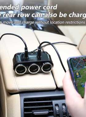 12V-24V Car Cigarette Lighter Socket Splitter Plug LED USB C