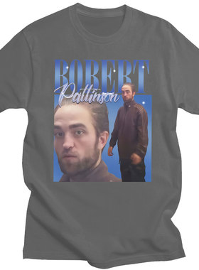 Robert Pattinson 90s Vintage Unisex Black Tshirt Men T Shirt