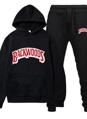 Fashion Brand Backwoods Men's Set Fleece Hoodie Pant