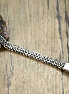 STYLISH STAINLESS STEEL BALI FOXTAIL CHAIN BRACELET FOR MEN