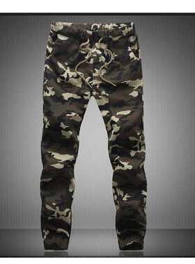 Camouflage Military Jogger Pants Men 2022 Pure Cotton Mens S
