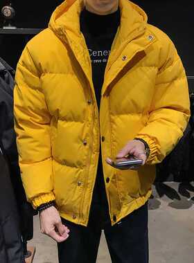 Winter New down Cotton-Padded Coat Thickened Men's Bread Coa