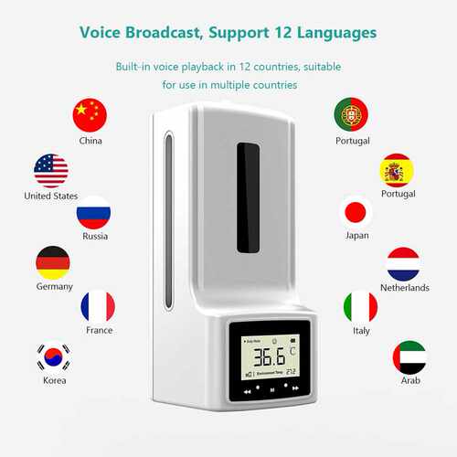 2 In 1 Smart Sensor Soap Dispenser Wall-mounted Automatic Ha - 图3