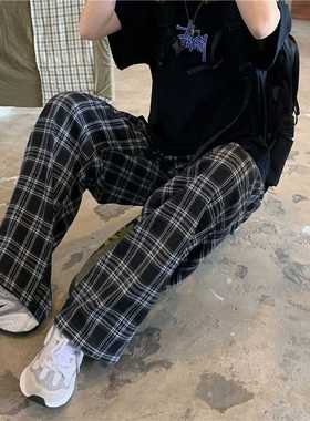 Summer/Winter Plaid Pants Men S-3XL Casual Straight Trousers