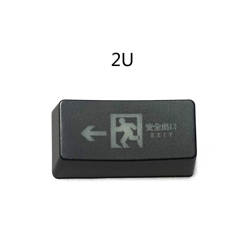 Safe Exit R1 2U Backspace Keycap Shine Through Keycaps ABS E - 图1