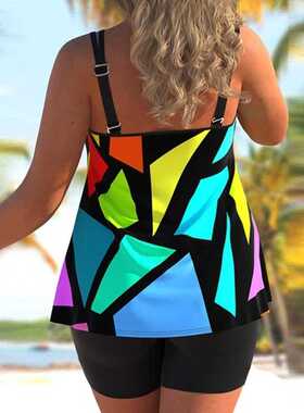 Bikini plus size big Swim suit Swimwear Swimsuit fat Women 7