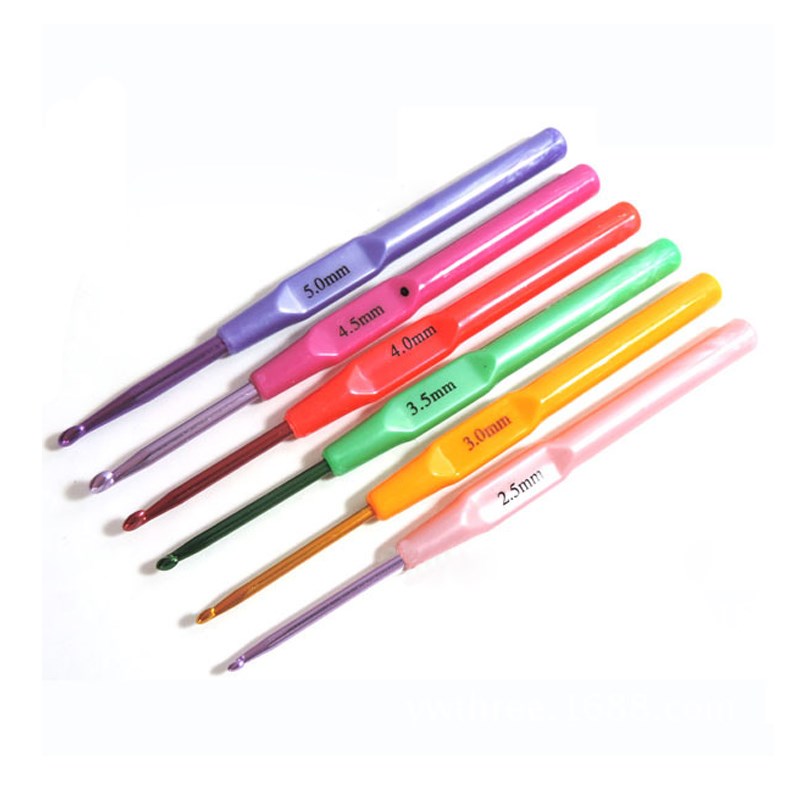 Hook Loom-Tool-Band Knitting-Needles TPR Crochet Aluminum fo-图0