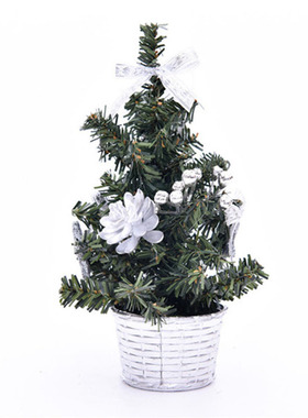 1pc Christmas Decoration Trees 20cm Artificial Table Mini C