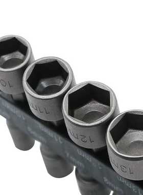 Drill Bit 9pcs 5mm-13mm 1/4 Inch Hex Shank Socket Sleeve Noz