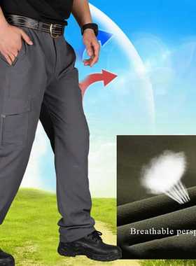 Cargo Pants Men's Pants Multi-Pocket Overall Male Combat Tr