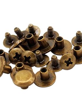 10Pack Chicago Screw/Studs/Rivets Belt Strap Fastener