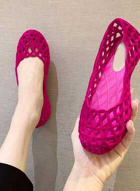 Women Shoes Ladies Flats Hollow Slip On Fashion Female High