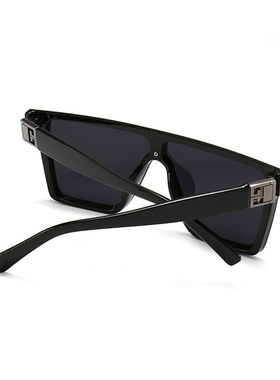 Vintage Luxury Designer Brand Fashion Oversized Square Sungl