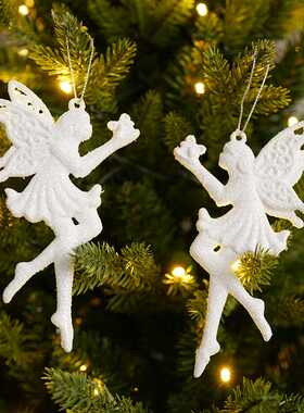 Xmas Tree Pendants Snowflake Angel Deer Hanging Ornaments Ch