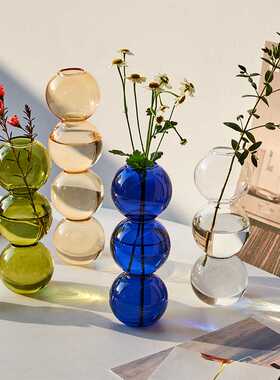 Glass Vase Nordic Home Decor Living Room Decoration Terrariu