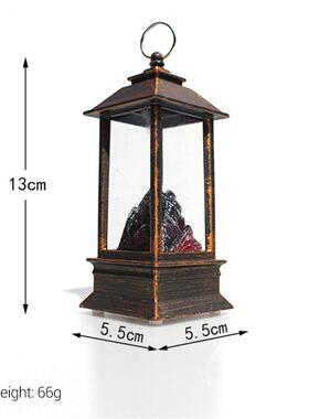 Halloween Wind Lamp Black Carbon Flame Lamp Electric Lamp