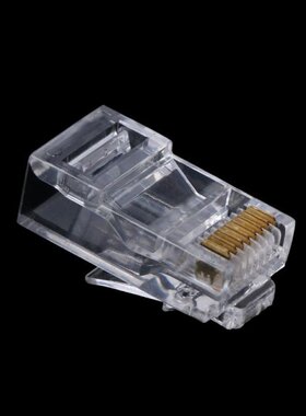 25/100Pcs Gold Plated RJ45 Net Network Cables Modular Plug C