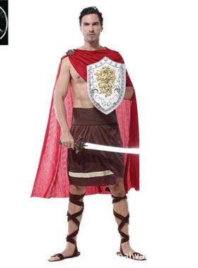 Halloween masquerade party adult Roman warriors men's and wo