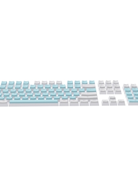 1Set Double Shot PBT Keycap 104 Keys Pudding Translucent Dua