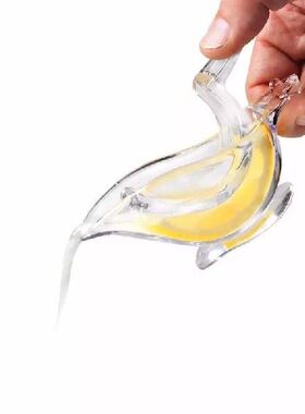 Acrylic Lemon Clip Manual Citrus Juicer Hand Orange