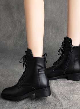 White Women For Ankle Boots Shoes Winter Fashion Platform