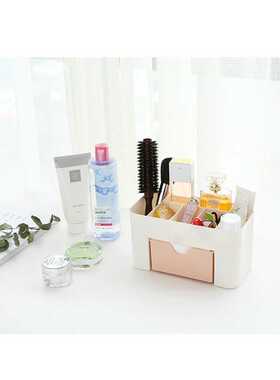 Plastic Makeup Organizer MakeUp Brush Storage Box with Drawe