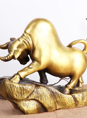杨铜记 铜牛摆件 开拓进取牛 创新牛 摆件 铜牛