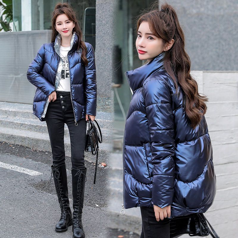 明星同款羽绒服女小个子宽松外套女棉服
