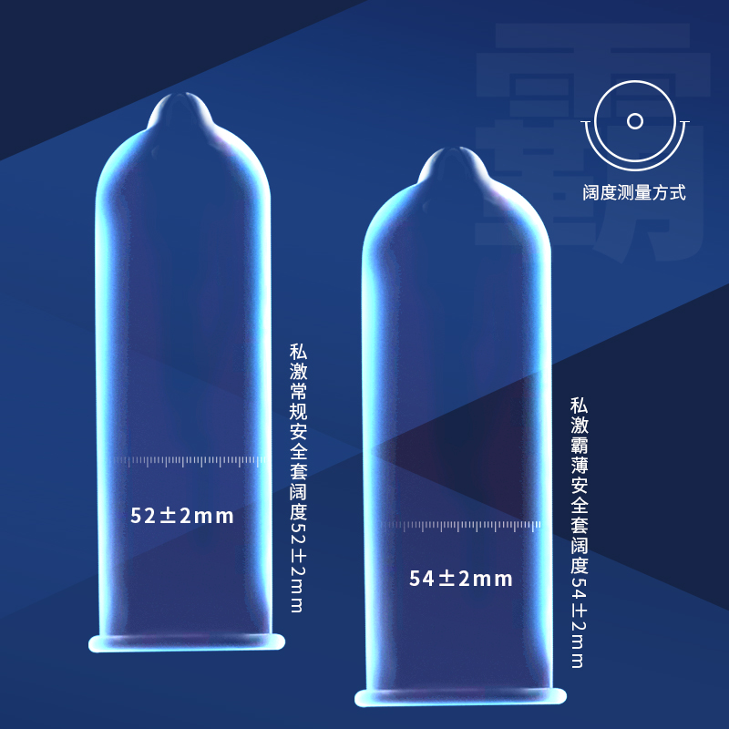 【大号超薄】SIKI私激玻尿酸避孕套安全套TT无硅油法棍礼盒